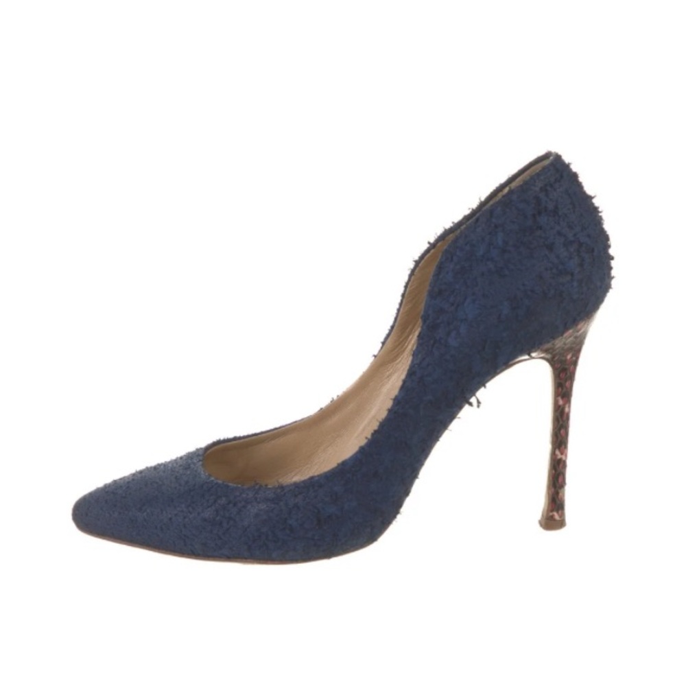 Elegant Navy Blue Stiletto Heels